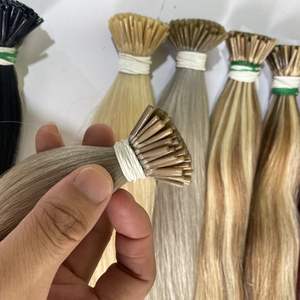 ที่ขายดีที่สุดผมบริสุทธิ์100% หนังกำพร้าชิดคู่วาดเคราติน I เคล็ดลับไฮไลท์สีนามสกุลผมมนุษย์ - Product Image 3