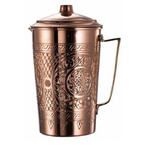 Utensilios de cobre pulido brillante Taza de cobre puro Diseño único decorativo Productos indios puros al por mayor - Product Image 5