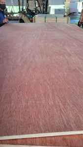 Plancher en bois massif de conception moderne pour appartement, âme en contreplaqué, face en bois dur mélangé eucalyptus, Bintangor/Okume/Pin, garantie 1 an - Product Image 5