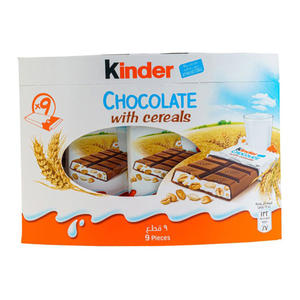 Chocolate Kinder con cereales al por mayor, barra de chocolate blanco de 39 g, barras de chocolate con leche y avellanas a precios de mayorista - Product Image 6