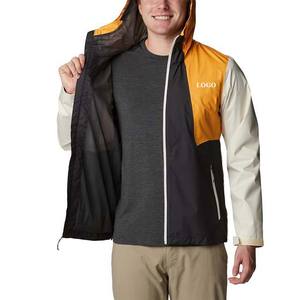 Couleur contrastante Conception de service OEM Imperméable et coupe-vent Polyester Nylon High Street Style Vêtements pour hommes Vestes quantité minimale de commande bas - Product Image 6