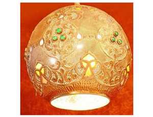 Lanternes marocaines en laiton et métal, de qualité, 12 pièces - Product Image 6