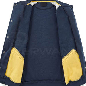 Blouson universitaire personnalisé de haute qualité pour homme, très demandé, avec col montant durable, respirant, séchage rapide, en laine, idéal pour l'hiver - Product Image 5