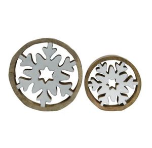 New Arrival <b>Wooden</b> Angle White Color in <b>Wooden</b> <b>Ring</b> New Table Top Christmas Decorative Product Indian Manufacturer and Exporter - Product Image 2