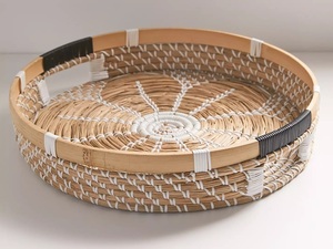 Best Choice Design Seagrass Jute Serving Storage Trays Trays <b>Set</b> <b>Table</b> Serving Customize Size Color <b>Dining</b> Room Home Decor - Product Image 2