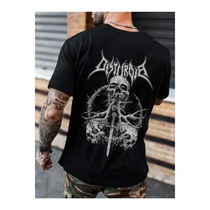 Maglietta gotica con teschio Streetwear Grunge-GSSGT - Product Image 3