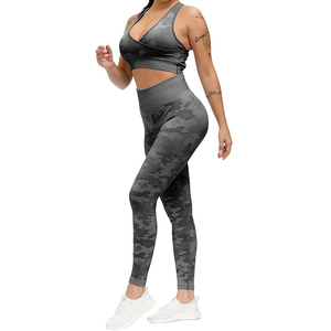 Nouvel Arrivage 2025 – Ensemble de Yoga Grande Taille pour Femme, Design Personnalisé, Couleur et Taille au Choix, Haute Qualité, Faible MOQ, Respirant, Séchage Rapide 2 - Product Image 3