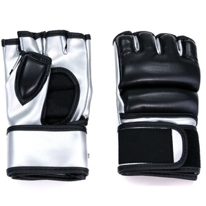 Guantes de MMA para Hombre y Mujer, Material PU, Cierre de Gancho y Bucle, Absorción de Humedad, Transpirables, Soporte para Muñeca, Guantes Acolchados con Absorción de Impactos - Product Image 4