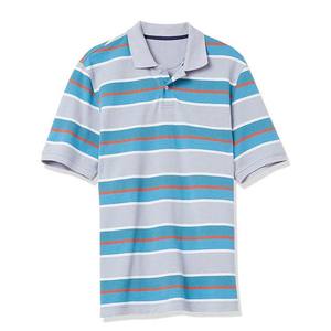 Ababus deportes al por mayor de los hombres de alta calidad de verano contraste de rayas de impresión Casual de los hombres ropa Polo transpirable camisetas - Product Image 6