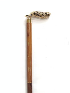 Bastón de madera con mango de León de latón de diseñador antiguo Premium para personas mayores, hombres, mujeres, coleccionables y artículos de regalo - Product Image 6