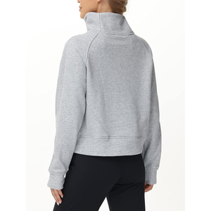 Sudaderas informales con hombros caídos para mujer, Tops de lana, jersey de gran tamaño, trajes de otoño, ropa de moda de invierno 2024 - Product Image 4