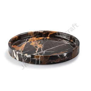 Top Quality Handmade <b>Large</b> Marble <b>Tray</b> with Handles Perfect for Serving Food and Drinks at Gatherings for Sale - Product Image 1