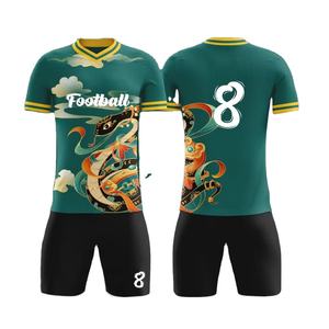 Tenue de football respirante et confortable de haute qualité, sublimation, séchage rapide, vêtements d'entraînement, uniforme de football - Product Image 1