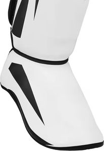 Protector de Espinillas de Muay Thai de Alta Calidad y Ligero, Cuero Genuino PU, Logotipo Personalizado, Cierre de Gancho y Bucle para Boxeo, MMA y Kickboxing - Product Image 2