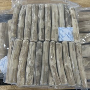 PRECIO AL POR MAYOR Ecológico CAFÉ MADERA PERRO, bueno para perros para dientes, coche dental, seguro para mascotas Hecho en Vietnam - Product Image 3