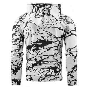 Sweats à capuche à sublimation avec logo personnalisé Vêtements de sport pour hommes pour femmes Fournisseur OEM ODM Vente en gros de sweats à capuche stylés directement de l'usine Polyester en vrac - Product Image 3