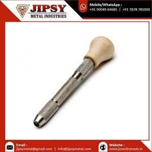 Manche de graveur rotatif en bois avec mandrin d'étau à goupille rotative et outils et équipement de bijoux extra Collete - Product Image 3