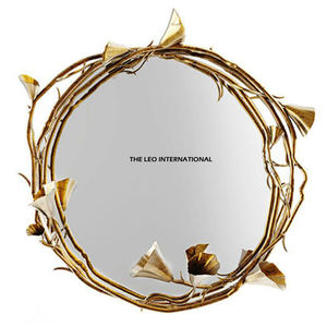 Rustic <b>Industrial</b> Farmhouse Metal <b>Wall</b> <b>Mirror</b> With Vintage Perfect For Cabin <b>Wall</b> Luxurious Themed Decor - Product Image 5