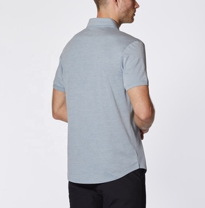 Polos informales de algodón y LICRA polivinílico para hombre, camiseta atlética con cuello de ocio, ropa para hombre, polos - Product Image 2