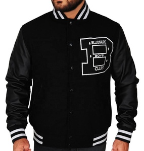 Vestes universitaires en laine et viscose confortables pour hommes en gros pour l'hiver 2024, broderie personnalisée, écologiques, coupe-vent, personnalisation de la marque - Product Image 5