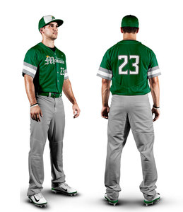 Ensemble d'uniformes de baseball de performance personnalisables Production OEM respirante avec impression par sublimation pour les tailles jeunes et adultes - Product Image 5