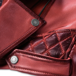Chaquetas de cuero a la moda para hombre, chaqueta de cuero de estilo callejero, nueva chaqueta de invierno de cuero con logotipo personalizado a la moda para hombre - Product Image 5