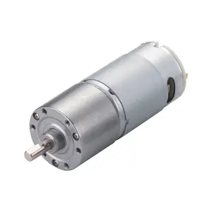 Shayangye High Performance Durable 12V 24V 37mm Spur Gear Motor with Center Output Shaft for Electric Gate