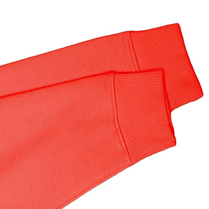 Behram International <b>Women</b> <b>Hoodie</b> Pullover Sweatshirt Solid <b>Red</b> Fleece Long Sleeve Kangaroo Pocket <b>Hoodie</b> - Product Image 6