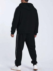 Ensemble de survêtement réversible 2-en-1 coupe-vent pour homme – Tenue décontractée personnalisable pour la course et l'entraînement, antibactérienne - Product Image 3