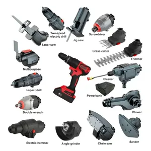 <span class=keywords><strong>Llave</strong></span> <span class=keywords><strong>de</strong></span> <span class=keywords><strong>Impacto</strong></span> Inalámbrica <span class=keywords><strong>y</strong></span> Taladro Combinados con Motor sin Escobillas <span class=keywords><strong>de</strong></span> Alto Torque, Kit <span class=keywords><strong>de</strong></span> Potencia Compatible con Batería <span class=keywords><strong>y</strong></span> Cabezales Multifuncionales - Product Image 5