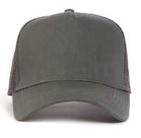 Gorra Trucker de Lona de 5 Paneles de Alta Calidad, Personalizable con Logotipo Bordado, Unisex, Ajustable, para Playa y Moda