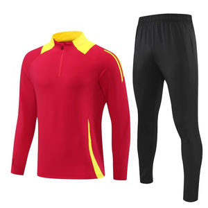 Survêtement de football personnalisé veste vêtements d'entraînement saison club logo combinaison de football grande taille polyester football pour hommes - Product Image 2