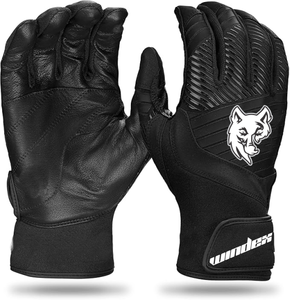 Gants de frappeur personnalisés de haute qualité avec des gants de frappeur de softball de sport en cuir Cabretta de qualité supérieure 100% - Product Image 1