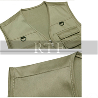 Veste de travail unisexe ignifuge pour la pêche et la photographie, coupe ajustée, multi-poches, respirante, haute ténacité par Raw to Fine