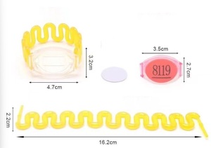 Sensoretail wyw01 RFID Silicone dây đeo cổ tay 13.56MHz không thấm nước/thời tiết tk4100 chip tắm hơi kiểm soát truy cập - Product Image 6