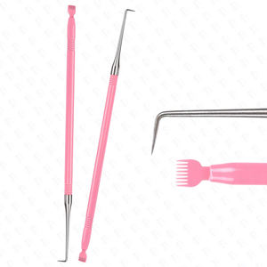 Herramienta de elevación de pestañas, herramienta de elevación de pestañas hecha a medida con punto de ranuras, venta al por mayor, herramientas de belleza de pestañas de Bahasa Pro - Product Image 1