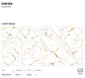 Azulejos de Porcelana con Aspecto de Mármol para Piso y Pared, Tamaño Completo para Garaje, 600X1200mm, Azulejos de Mármol Pulido para Pisos y Paredes de Hoteles y Hogares - Product Image 4