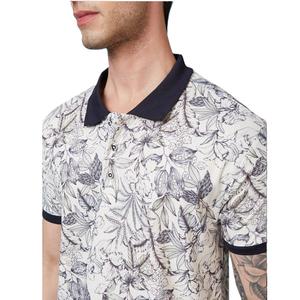 Polos de talla grande para hombre de alta calidad, venta al por mayor, polos de Golf bordados con estampado de algodón transpirable, ropa teñida lisa - Product Image 5