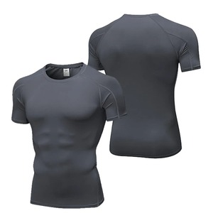 Men Surf Sunscreen Diving Suit Rash Protection <b>t</b>-<b>Shirt</b> Swimsuit Tight Short-Sleeved <b>Swimming</b> Floating UV Protection Diving Suit - Product Image 2