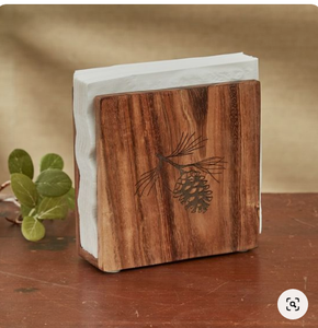 ที่ใส่กระดาษเช็ดปากโต๊ะในร้านอาหารที่ใส่กระดาษเช็ดปากไม้ดีไซน์ล่าสุดเป็นมิตรต่อสิ่งแวดล้อม - Product Image 2