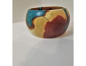 Latest Design <b>Dinnerware</b> Food Salad Bowl Restaurant Wedding Mango Wood and Resin Tableware Table Top Food Serve Bowl Hot Sale - Product Image 5