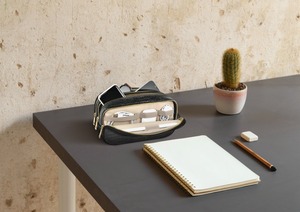 Pochette en cuir croco vert Lion Citizen professionnel multifonctionnel 2 en 1 rose noir housse de sac argent géométrique devoir personnaliser - Product Image 3