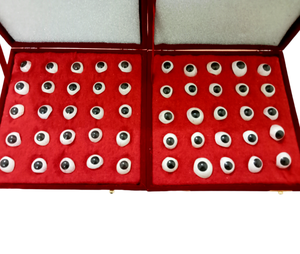 SS Fabrication Oeil Brun Prothétique Artificielle-Ensemble de 20 livraison gratuite dans le monde entier... - Product Image 4