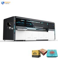 Máquina de Impresión Digital Directa a Cartón Corrugado con Escaneo Eléctrico Automático PS2500-S-E8, con Rodamiento PLC (Impresora Plana de Inyección de Tinta Industrial)
