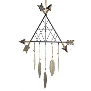 Style Unique dernier design de fleur nouveaux Accents décoratifs accessoires de maison métal bois mur Art élégant pour la décoration de la maison hôtel - Product Image 2