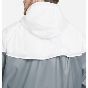 เสื้อแจ็คเก็ตกันลมฤดูหนาวสำหรับผู้ชายแบบสั่งทำพิเศษ บริการ OEM ผ้าแคนวาสหนา คอตั้ง โลโก้ด้านหน้า กันน้ำ ระบายอากาศได้ดี - Product Image 4