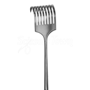 Écarteur de râteau Mueller à dents pointues de dix pouces en acier inoxydable Instrument chirurgical orthopédique pour une rétraction précise - Product Image 5