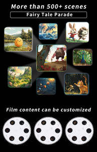 Projecteur de histoires pour enfants, jouet éducatif en ABS avec cartouche pour contes de nuit - Product Image 3