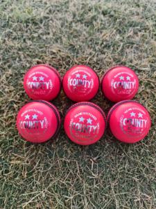 Pink Kookaburra Cricket <b>Ball</b> Pink Color Leather Cricket <b>Balls</b> a Grade Machine Stitched Cricket <b>Balls</b> - Product Image 5