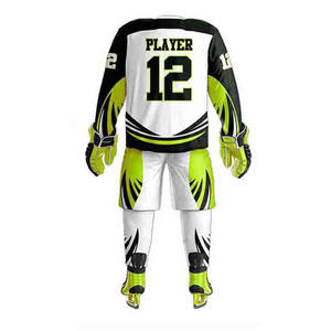 Fabricant OEM d'uniforme de hockey professionnel en polyester avec logo brodé personnalisé, maillot de hockey sur glace - Product Image 3